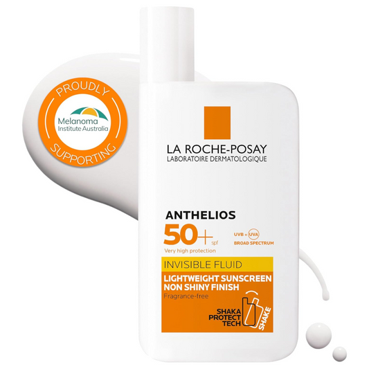 La Roche-Posay Sunscreen Lotion, Invisible Fluid With SPF 50+, Anthelios XL, 50ml